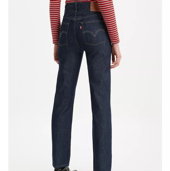 Levi's 501 Jeans Dark Wash Buttonfly - Picture 2 of 13